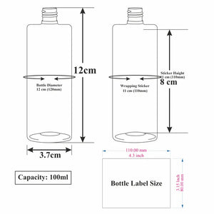 ( ZMA45 ) AMBER COLOR BOTTLE WITH BLACK COLOR AS MIST SPRAY PUMP & TRANSPARENT CLEAR CAP Available Size: 30ml, 50ml, 100ml,  200ml