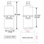 Load image into Gallery viewer, ( ZMA45 ) AMBER COLOR BOTTLE WITH BLACK COLOR AS MIST SPRAY PUMP &amp; TRANSPARENT CLEAR CAP Available Size: 30ml, 50ml, 100ml,  200ml
