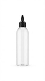 Load image into Gallery viewer, [ZMT149]  Transparent Bottle With Black Twist Top Cap - 20ml, 50ml, 100ml &amp; 200ml
