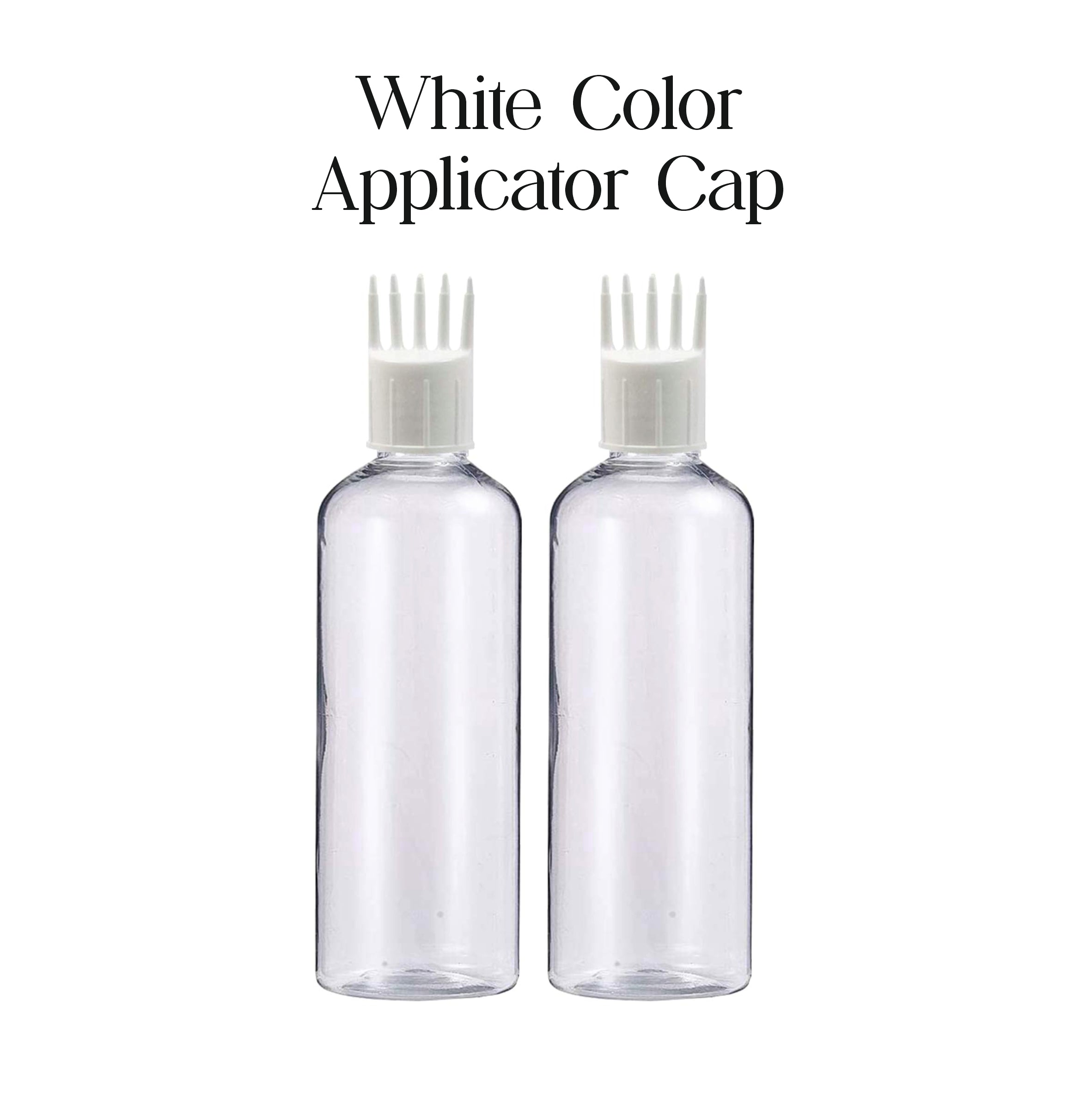 (ZMPC25)  White  Color Applicator Caps- 20mm & 24mm Neck