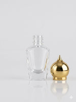 Load image into Gallery viewer, [ZMAR13]  UV  Mini Glass Attar Bottle With Gold Cap - 10 ML
