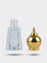 Load image into Gallery viewer, [ZMAR11]  Mini Glass Eiffel Attar Bottle With Gold Cap - 8 ML
