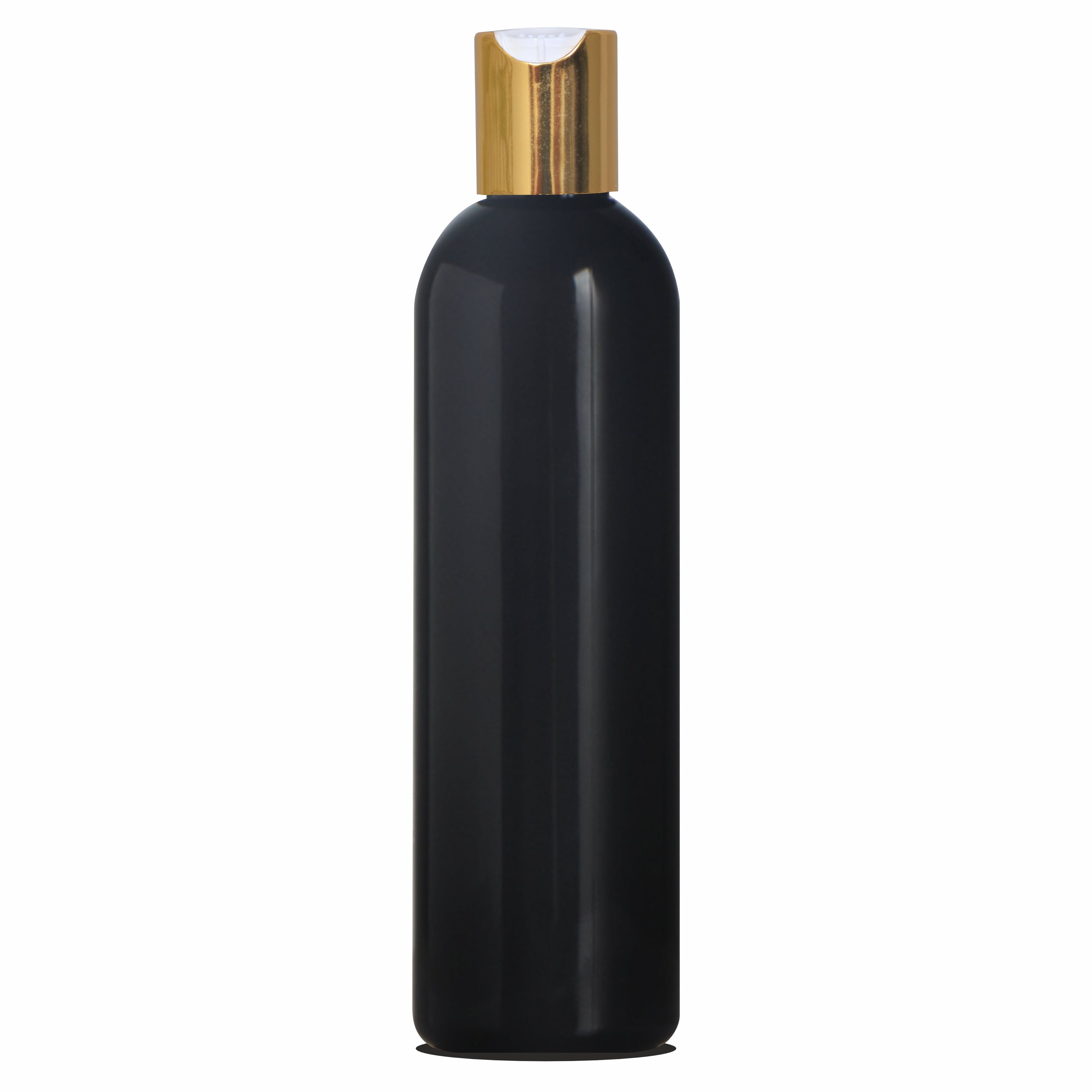 |ZMK23| BLACK COLOR BOTTLE WITH GOLDEN/WHITE DISKTOP CAP Available Size: 200ml