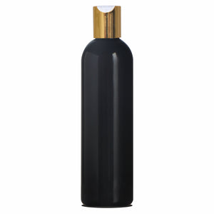 |ZMK23| BLACK COLOR BOTTLE WITH GOLDEN/WHITE DISKTOP CAP Available Size: 200ml