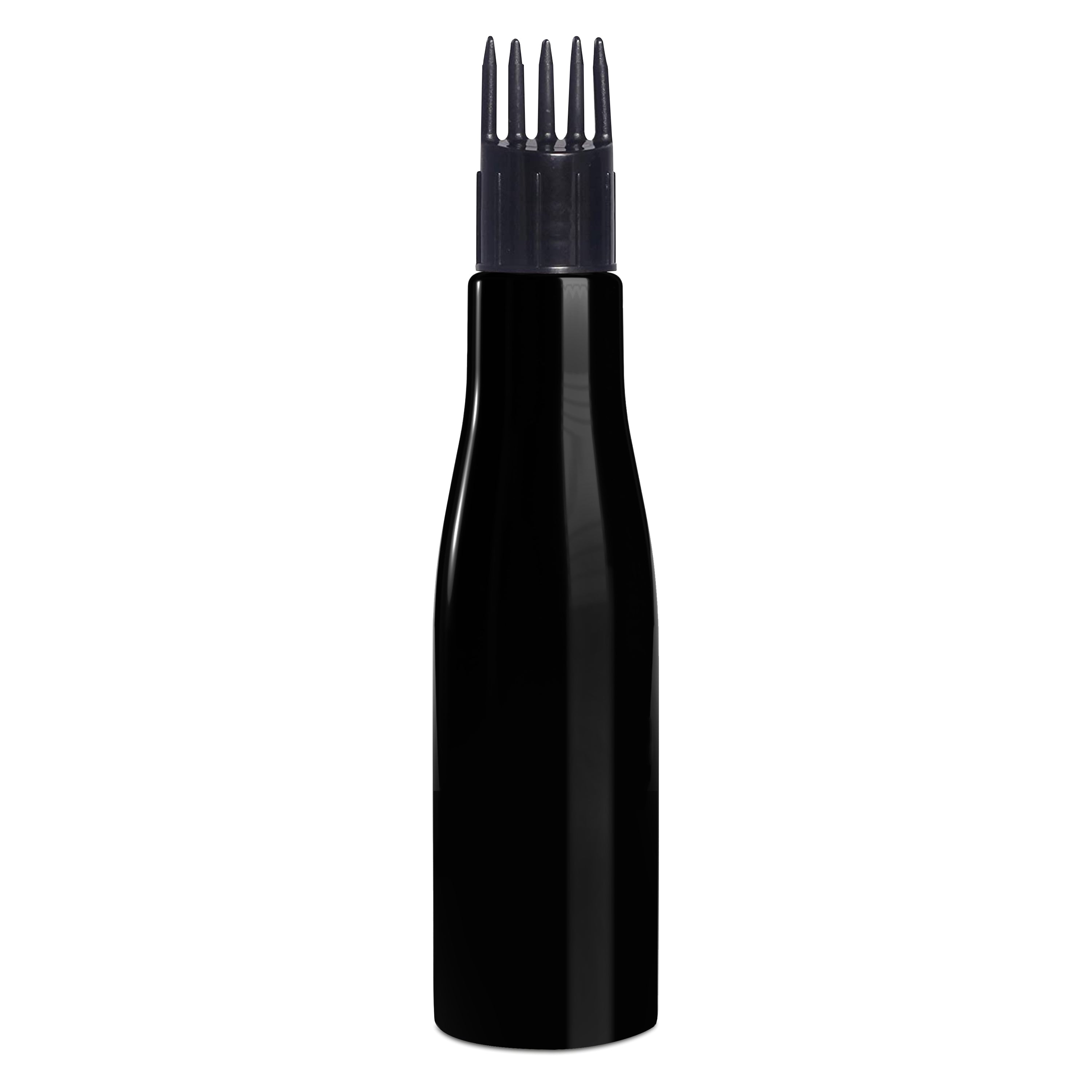 |ZMK24| BLACK COLOR BOTTLE WITH BLACK APPICATOR CAP Available Size: 100ml, 200ml