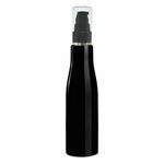 Load image into Gallery viewer, ZMK32 | BLACK COLOR ASTA BOTTLE WITH BLACK LOTION PUMP, TRANSPARENT AIRLESS CAP | 100ML &amp; 200ML
