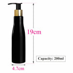 Load image into Gallery viewer, [ZMK26] Black Bottle With Gold  Black Dispenser Pump - 200ml
