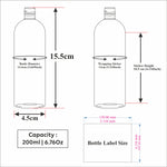 Load image into Gallery viewer, [ZMK44] BLACK COLOR PET ROUND BOTTLE WITH BEAUTIFUL BLACK SPRAY PUMP | 100ML &amp; 200ML
