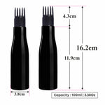 Load image into Gallery viewer, |ZMK24| BLACK COLOR BOTTLE WITH BLACK APPICATOR CAP Available Size: 100ml, 200ml

