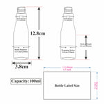 Load image into Gallery viewer, ZMK32 | BLACK COLOR ASTA BOTTLE WITH BLACK LOTION PUMP, TRANSPARENT AIRLESS CAP | 100ML &amp; 200ML
