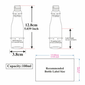 |ZMK24| BLACK COLOR BOTTLE WITH BLACK APPICATOR CAP Available Size: 100ml, 200ml