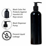 Load image into Gallery viewer, Black Color Bottle With Black Dispenser Pump- 200ml, 500ml [ZMK19]
