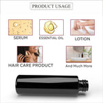Load image into Gallery viewer, Black Color Premium Empty Pet Bottles With Gold Plated Flip-Top Cap 200ML [ZMK35]
