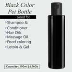 Load image into Gallery viewer, Black Color Premium Empty Pet Bottles With Black Flip-Top Cap 200ML [ZMK37]
