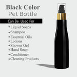 Load image into Gallery viewer, Black Color Bottle With Gold Plated  Black Lotion Pump-100ml-200ml [ZMK12]
