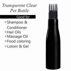 |ZMK24| BLACK COLOR BOTTLE WITH BLACK APPICATOR CAP Available Size: 100ml, 200ml