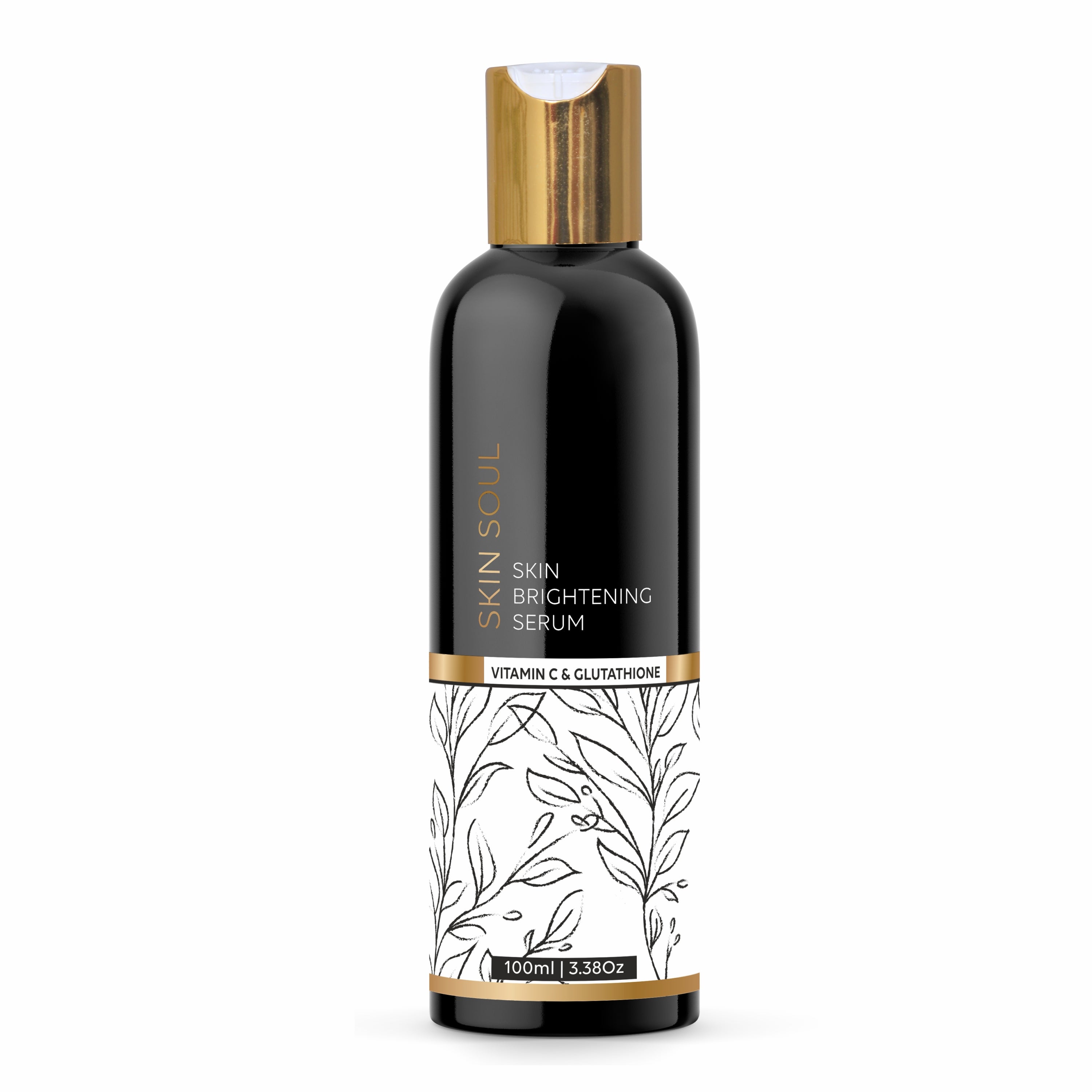 |ZMK23| BLACK COLOR BOTTLE WITH GOLDEN/WHITE DISKTOP CAP Available Size: 200ml