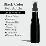 Load image into Gallery viewer, ZMK32 | BLACK COLOR ASTA BOTTLE WITH BLACK LOTION PUMP, TRANSPARENT AIRLESS CAP | 100ML &amp; 200ML
