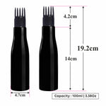 Load image into Gallery viewer, |ZMK24| BLACK COLOR BOTTLE WITH BLACK APPICATOR CAP Available Size: 100ml, 200ml
