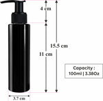 Load image into Gallery viewer, Black Color Premium Empty Pet Bottles With Black Dispenser Pump 100ml, 200ML [ZMK41]
