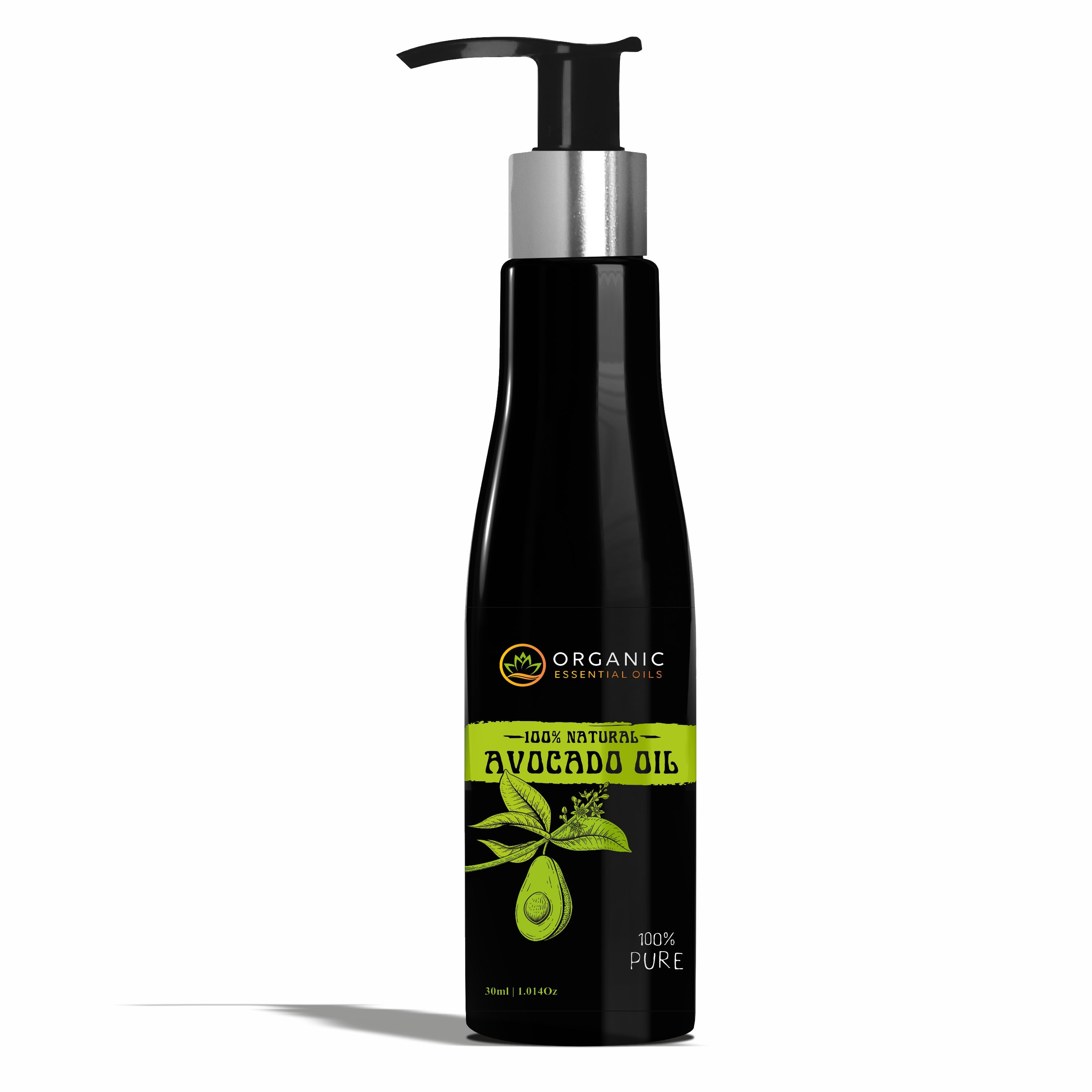 Black Bottle With Silver Plated Black Black Dispenser Pump-200 ML [ZMK16]