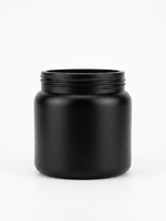 Load image into Gallery viewer, [ZMJ19] Black Color Micra Jar With Golden Streak Cap- 250gm
