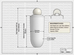 Load image into Gallery viewer, [ZMWH13] HDPE White Cupbase Bottle With White Dome Cap - 100 &amp; 250ml
