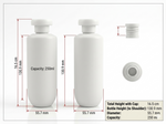 Load image into Gallery viewer, [ZMWH16] HDPE White Cupbase Bottle With White Elite Fliptop Cap - 100 &amp; 250ml
