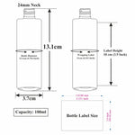 Load image into Gallery viewer, [ZMK70] Black Sleek Bottle With Black Dome Fliptop Cap - 30ml,50ml,100ml &amp; 200ml
