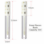 Load image into Gallery viewer, Lip Gloss/ Lip Stick Tube White Color Cap with Gold Plated Stars- 5ml [ZMG80]
