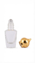 Load image into Gallery viewer, [ZMAR13]  UV  Mini Glass Attar Bottle With Gold Cap - 10 ML
