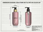 Load image into Gallery viewer, [ZMWH44] Pink Cupbase Bottle With Golden Black Dispenser - 250ml
