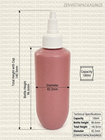Load image into Gallery viewer, [ZMWH31] Pink Cupbase  Bottle With White Twist top Cap  - 50ml , 100ml &amp; 250ml
