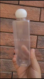 Load and play video in Gallery viewer, Frosted Bottle With White Dome Cap -200ml [ZMT06]
