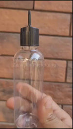 Load and play video in Gallery viewer, Transparent Bottle With Applicator Cap (Inner Plug Included)-100ml-200ml [ZMT11]
