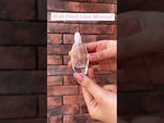 Load and play video in Gallery viewer, [ZMG142] Thick Glass Attar Bottle With Gold Cap
