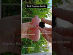 Load and play video in Gallery viewer, [ZMWH39] Pink Cupbase Bottle With Black Dome Cap - 250ml
