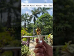Load and play video in Gallery viewer, [ZMAR06] Mini Glass Attar Bottle With Gold Cap
