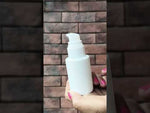 Load and play video in Gallery viewer, [ZMG118] White Glass Bottle With White Lotion Pump - 30ml
