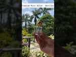 Load and play video in Gallery viewer, [ZMAR09] Mini Glass Attar Bottle With Gold Cap
