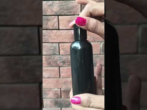 Black Color Bottle With Black Flip Top Cap-100ml & 200ML [ZMK05]