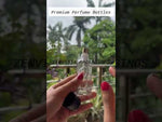 Load and play video in Gallery viewer, [ZMS01] Transparent Glass Perfume Bottle With Black Cap - 30ml
