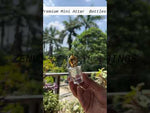 Load and play video in Gallery viewer, [ZMAR10] Mini Glass Attar Bottle With Gold Cap
