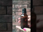 Load and play video in Gallery viewer, Amber Color Glass Bottle With Black euro dropper 10ml ,15ml, 20ml, 25ml, 30ml. 50ml [ZMG74]
