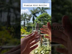 Load and play video in Gallery viewer, [ZMS63] Mini Glass Perfume Bottle With Silver Cap
