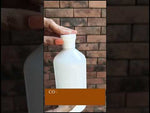 Load and play video in Gallery viewer, ( ZMW104) Milky White PET Bottle with White Flip Top Cap 500ml
