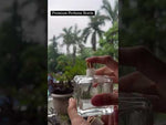 Load and play video in Gallery viewer, [ZMS51] Transparent Perfume Bottle With Gold Cap - 100ml
