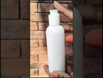 Load and play video in Gallery viewer, (ZMW98) Milky White Pet Bottle With White Kettle Cap  100ml, 200ml
