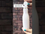 Load and play video in Gallery viewer, [ZMW117] White Asta Bottle With White Gold Streak Cap
