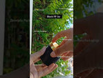 Load and play video in Gallery viewer, [ZMJ73] Black PP Jar With Golden Cap - 50gm &amp; 100gm
